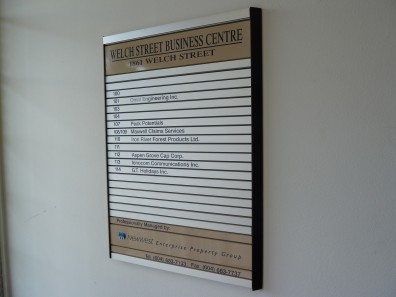 architectural - Custom Made Directories