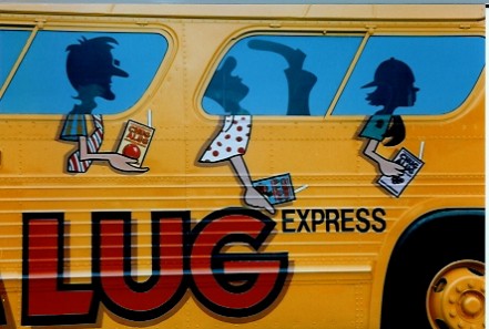 vehicle lettering - Buses