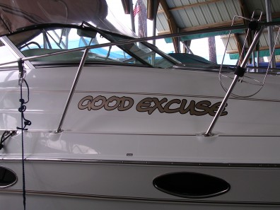 boat lettering - Pleasure Craft