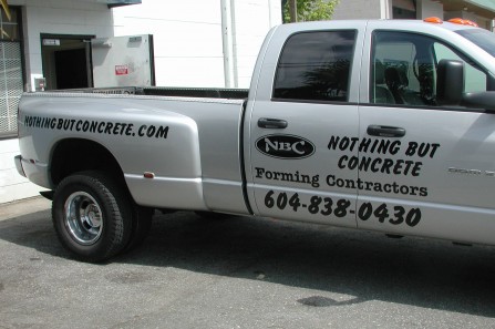 vehicle lettering - Pick-Up Trucks