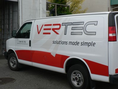 vehicle lettering - Vans