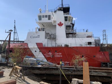 Boat Lettering - Canada Coast Guard
