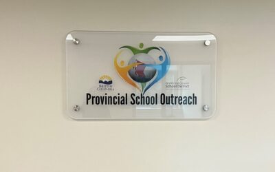 Jensen Signs’ Recent Project: BC Provincial School Outreach Reception Sign